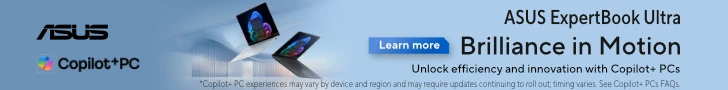ASUS ExpertBook Ultra advertisement