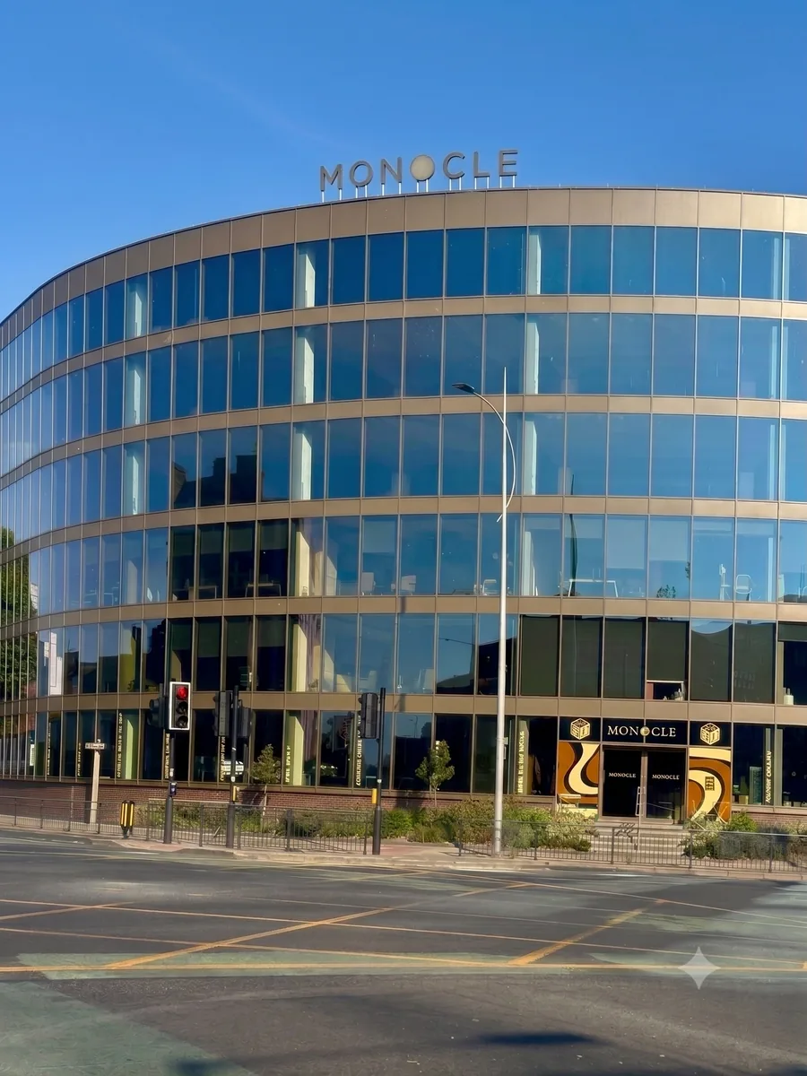 Monocle glass office building in Hull, representing the local businesses PrimaryTech supports with IT and cyber security